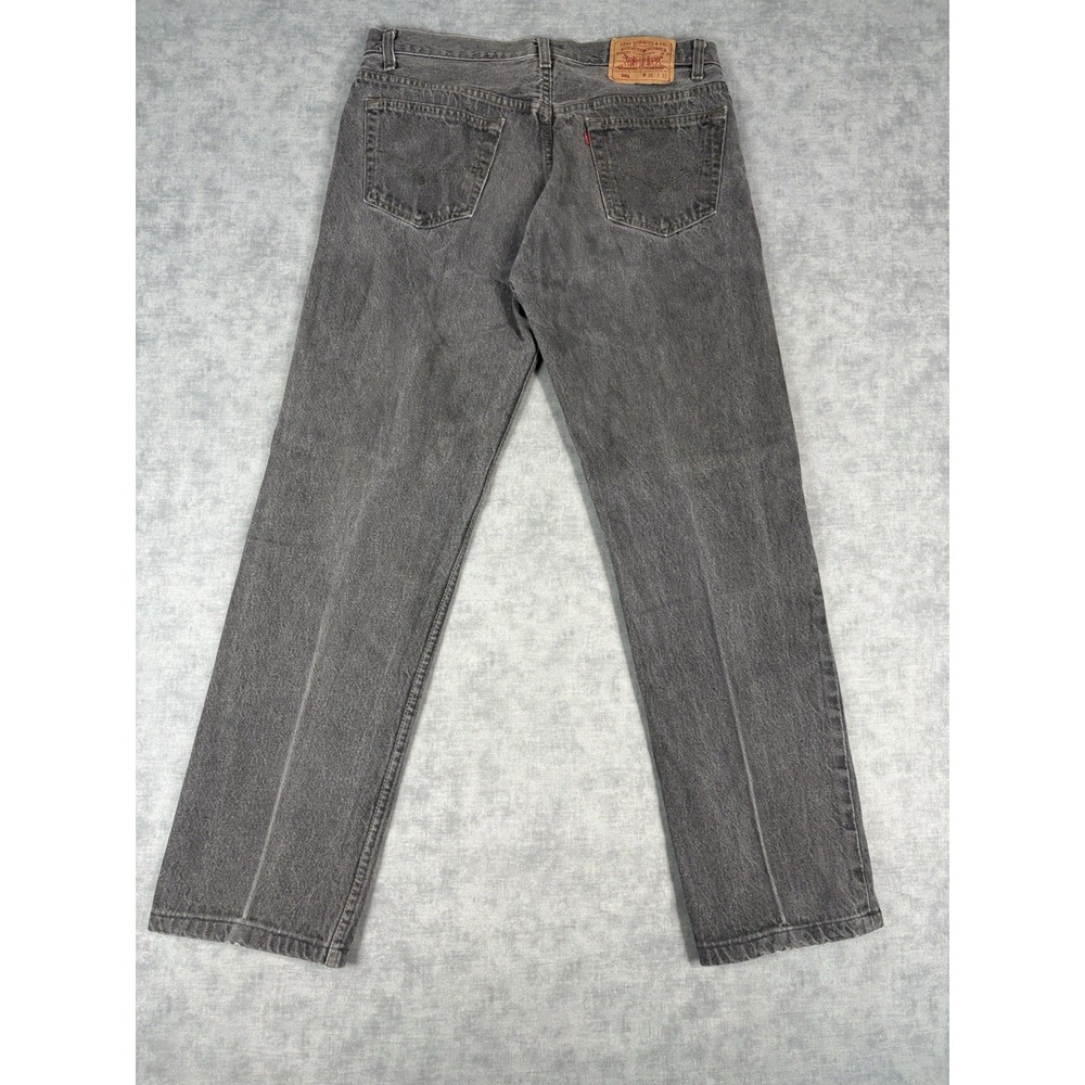 Vintage 1992 Levis 501 Jeans Mens 34x31 USA Black Faded Gray Denim 90s